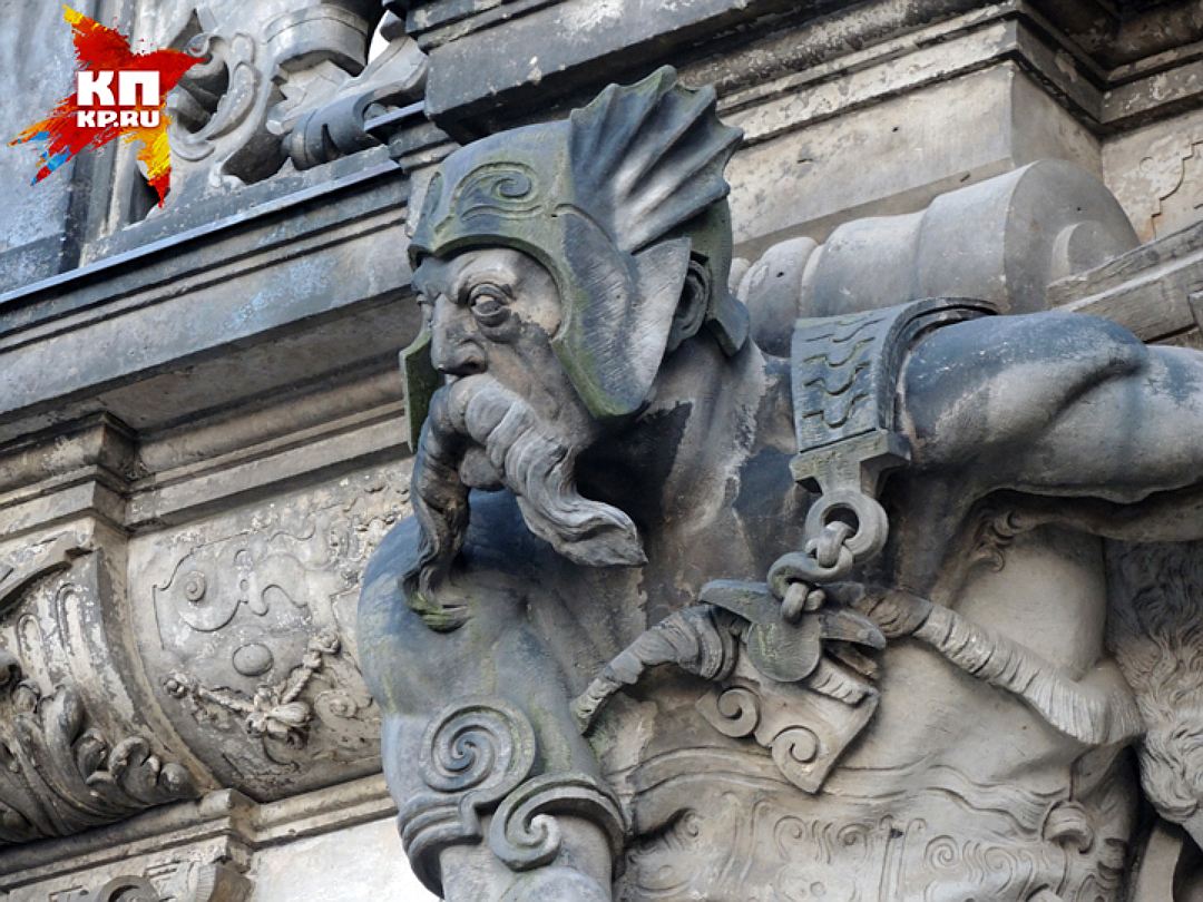 Вот так грозно выглядели предки немцев (скульптура в Дрездене). Фото: Дарья АСЛАМОВА