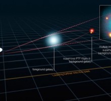 Деформация пространства-времени позволила телескопу Hubble рассмотреть редкий тип взрыва сверхновой звезды
