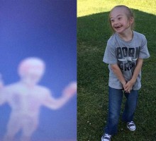 7-летний мальчик с синдромом Дауна сделал фото ангела, которого видит только он