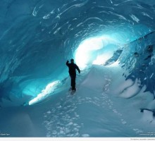 В Антарктиде обнаружили огромный тоннель [ВИДЕО]
