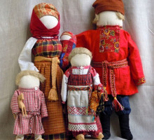 Руская тряпичная кукла