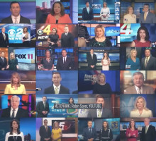 Манипуляция сознанием: в США десятки телеведущих произнесли в эфире одинаковый текст о ложных «новостях»