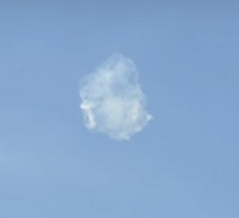 Американец заснял "замаскированное под облако" НЛО