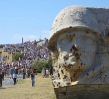 "Путин.В.В. будет нашим президентом. Жители ДНР"