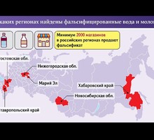 В РФ выявили тысячу магазинов с фальсификатом молока и воды