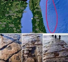 Тайна гигантской каменной дороги, поднимающейся из-под Тихого океана
