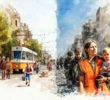 Как сосуществуют война и мир