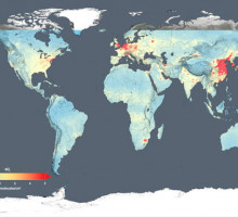 Составлена мировая карта загрязнения воздуха