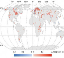 Данные со спутников показывают насколько изменилась температура озёр Земли
