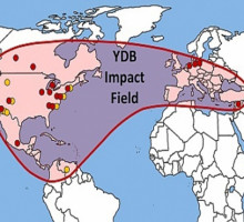 13 000 лет назад крупное космическое тело столкнулось с Землей