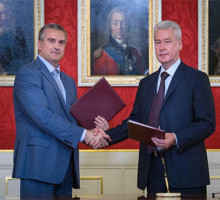 Собянин и Аксёнов подписали соглашение о сотрудничестве регионов