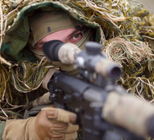 В Донбасс прибыли американские снайперы